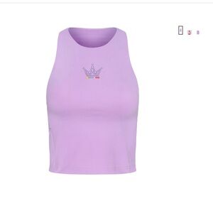 Crowned Purple Tank Top